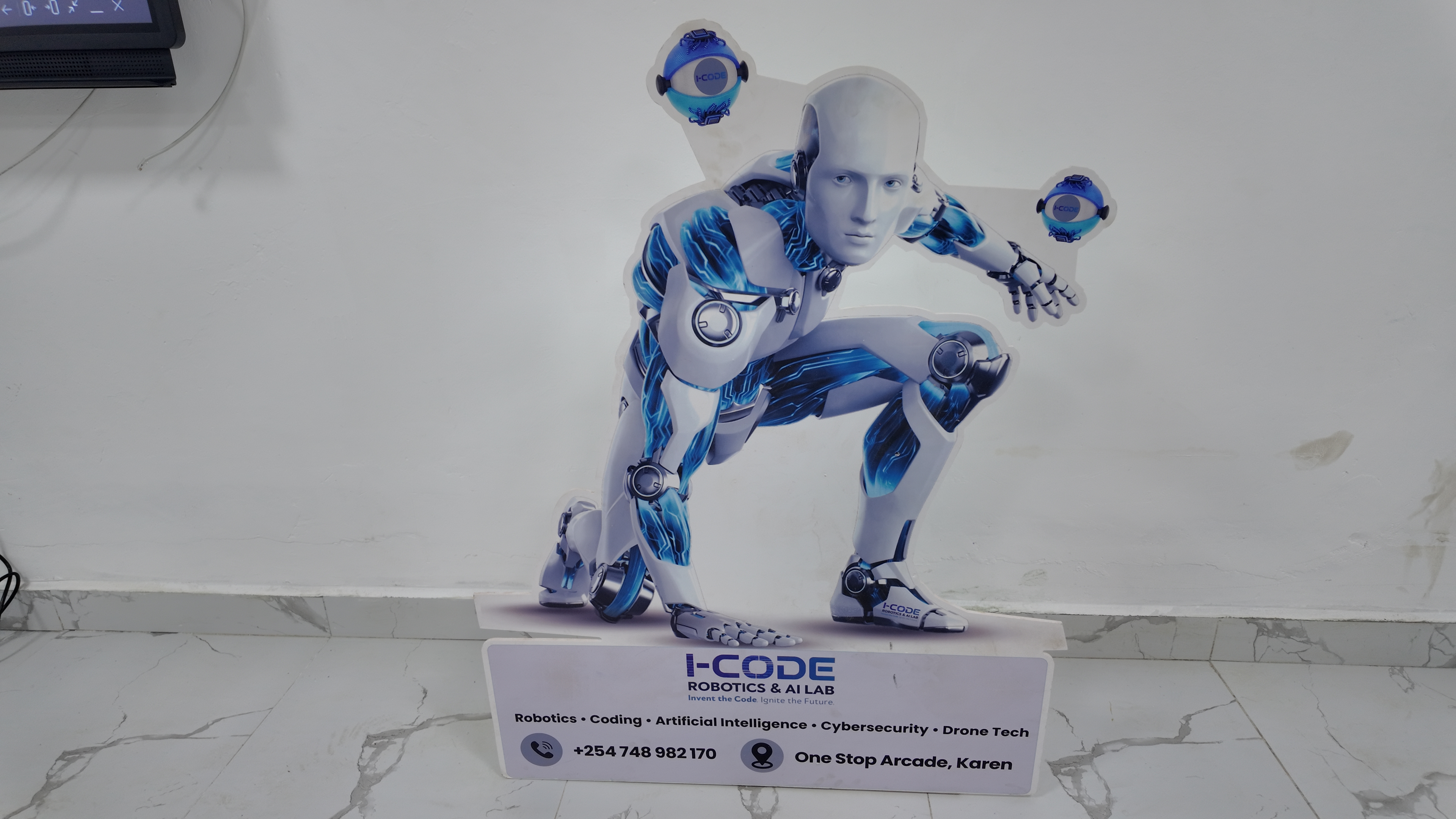 Students learning technology at I-Code Lab